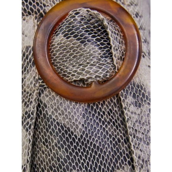 ZARA Snake Print Wrap Style Skort Sz Small - Picture 3 of 8